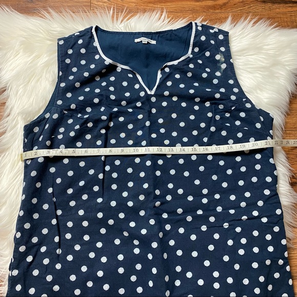 Sweet Miss Woman’s Blue/White Polka Dot with Eyelet Trim Plus Size 3XL - Picture 5 of 9